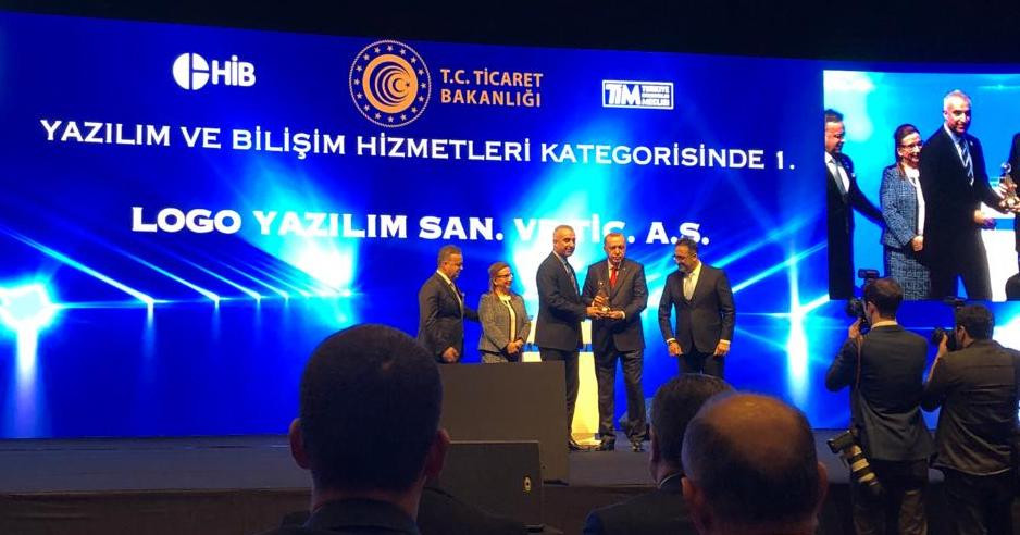 Hizmet İhracatçıları Buluşması’nda Logo Yazılım’a birincilik ödülü